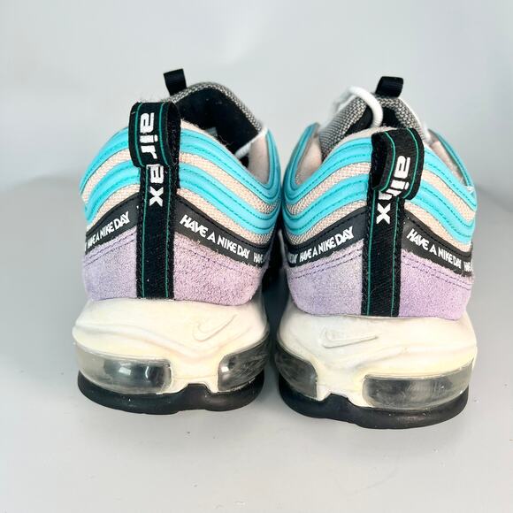 Nike Air Max 97 Have a Nice Day Sneakers Purple Turquoise BQ9130-500 Men 13 - Picture 5 of 15